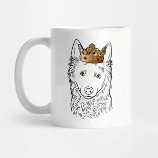 Mudi Dog King Queen Wearing Crown Mug